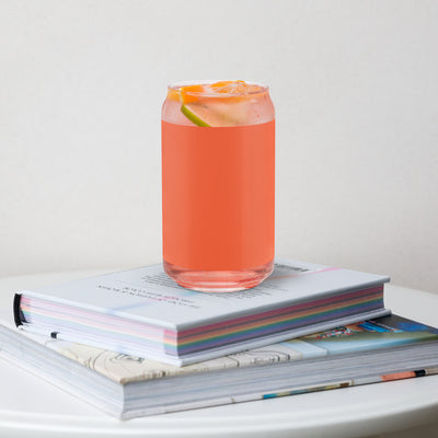 Can-shaped glass