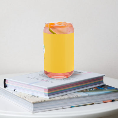 Can-shaped glass
