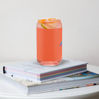 Can-shaped glass