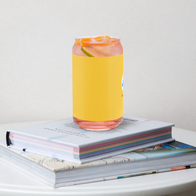 Can-shaped glass