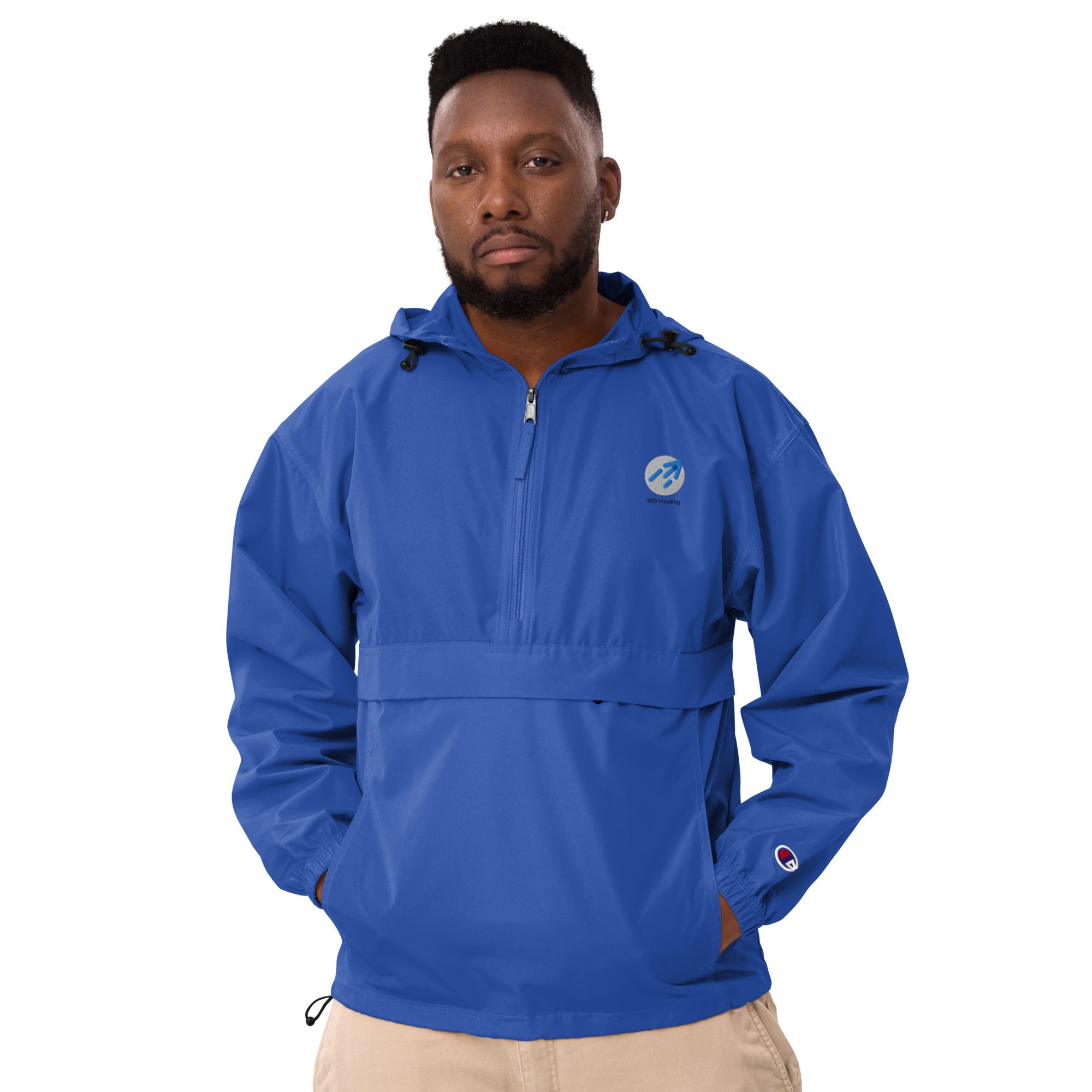 Embroidered Champion Packable Jacket