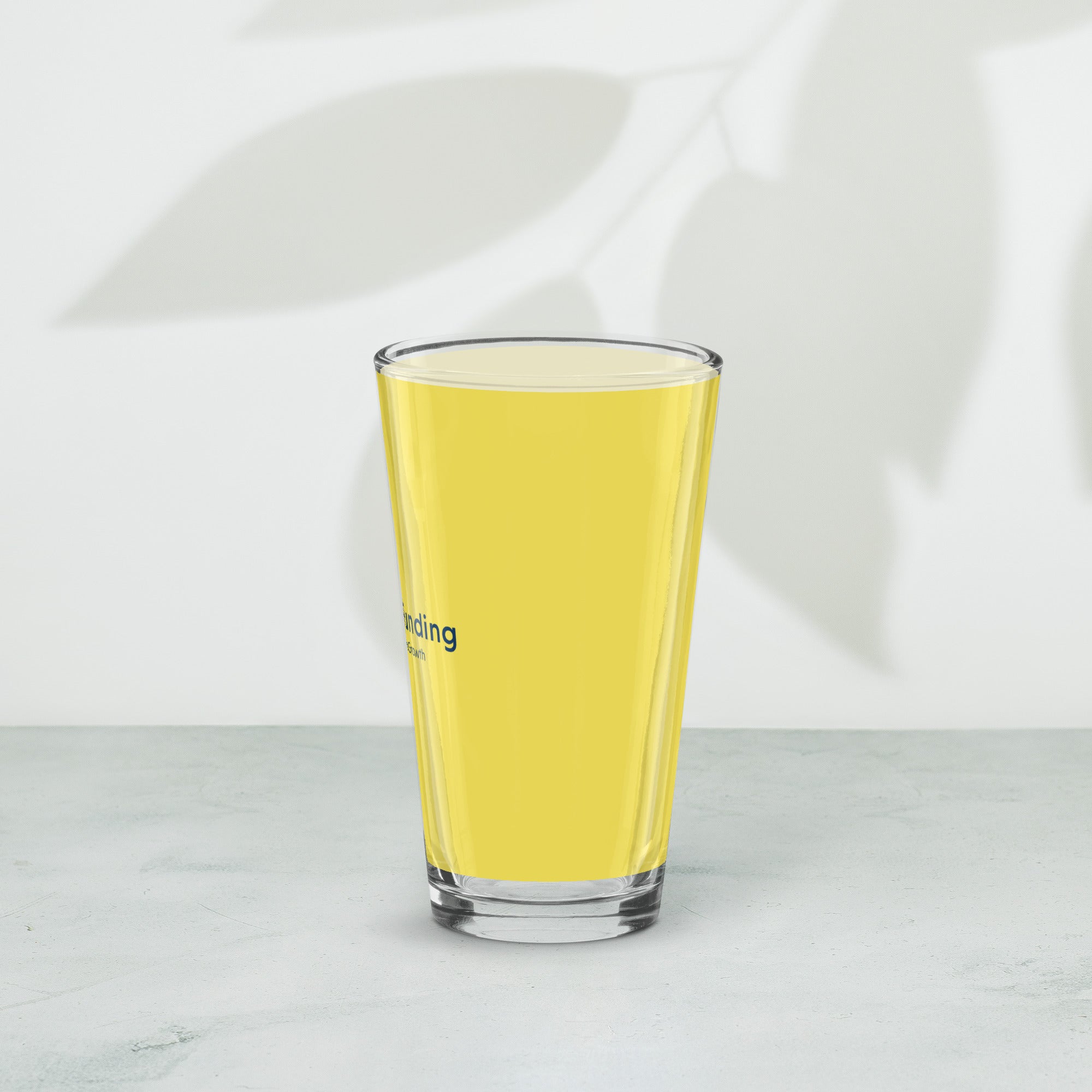 Shaker pint glass